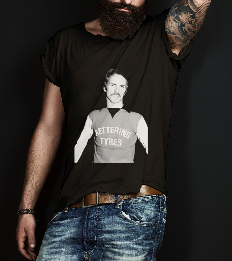 Derek Dougan Kettering Tyres Football Top T-Shirt