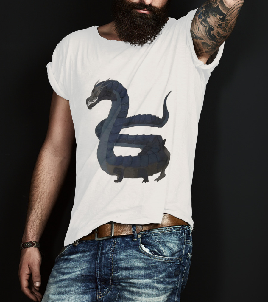 Behir Creature Dungeons And Dragons Fantasy Monster T-Shirt