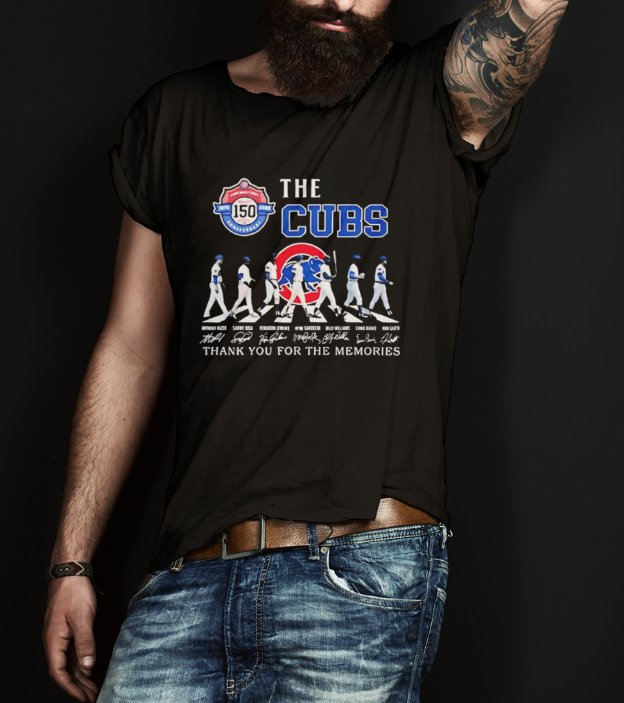 The Cubs 150th Anniversary Thank You For The Memories T-Shirt