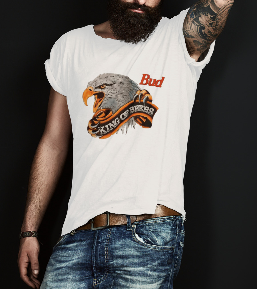 Bud King Of Beers Anheuser Busch Eagle T-Shirt