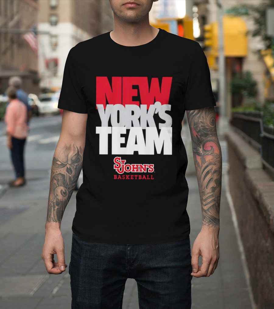 New York's Team St John's Basketball T-Shirt