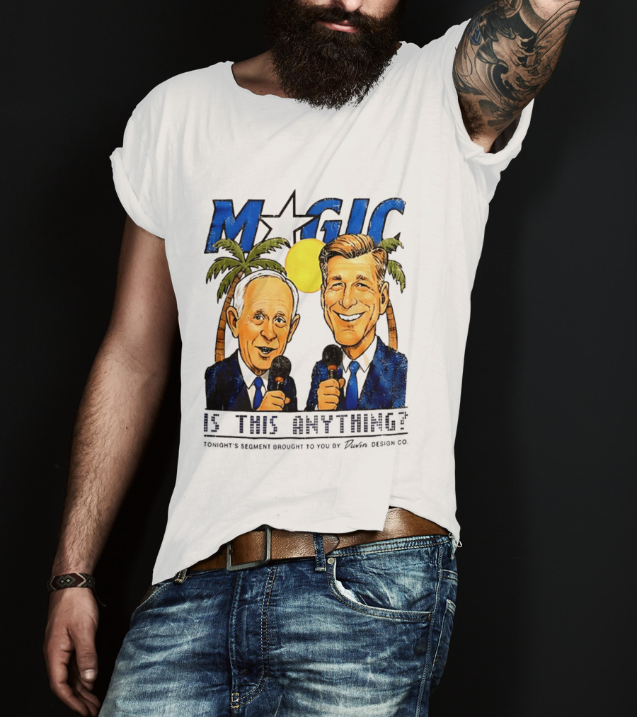 Orlando Magic Is This Anything 2026 NBA Champs Palm Trees Caricature T-Shirt