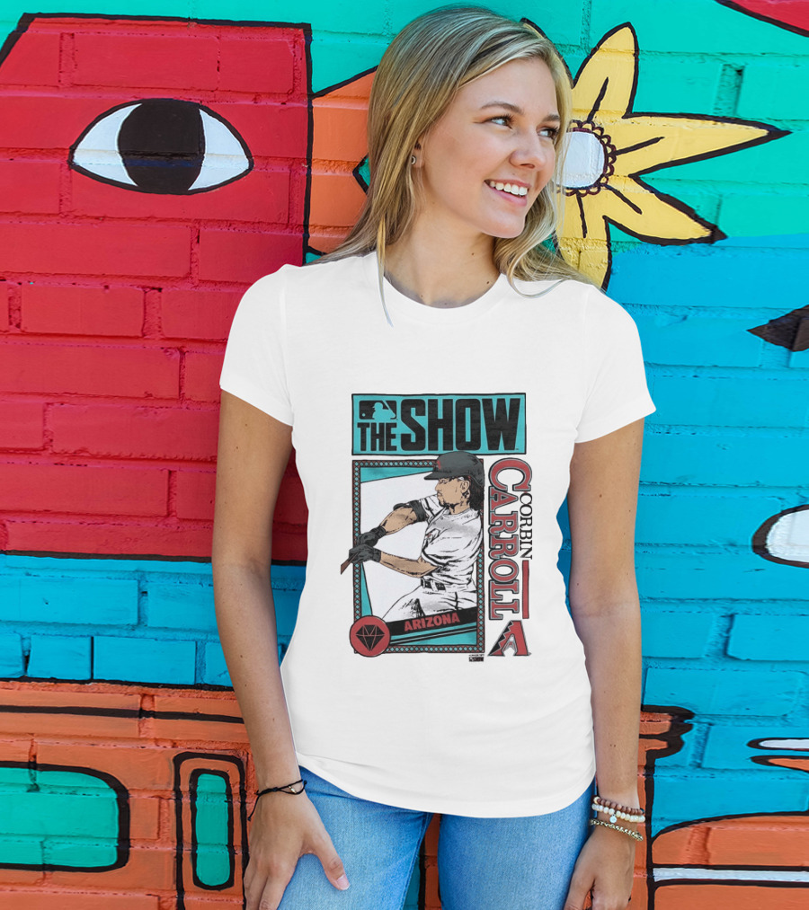 MLB The Show Corbin Carroll Arizona Diamondbacks Baseball Player T-Shirt
