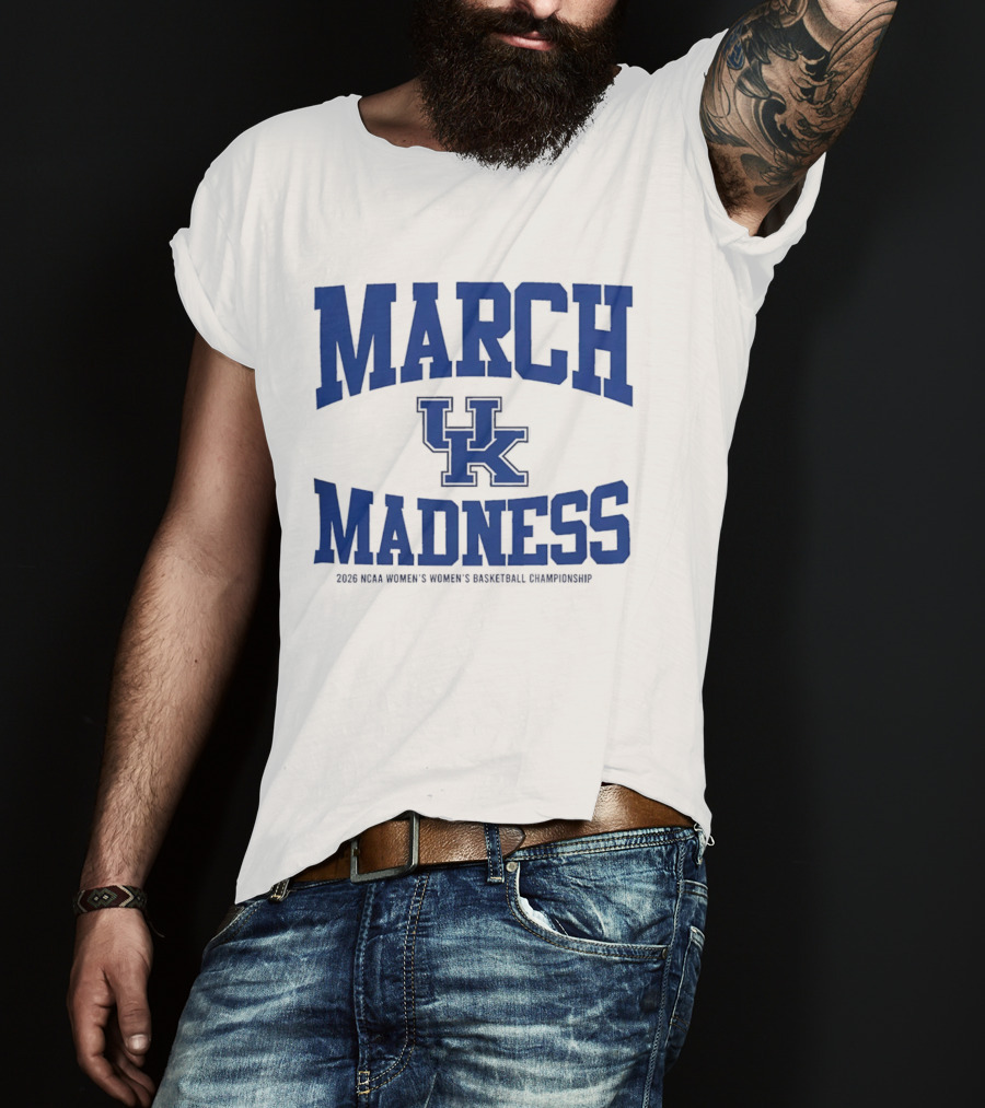 2026 NCAA Women's Basketball March Madness Kentucky Wildcats Championship T-Shirt
