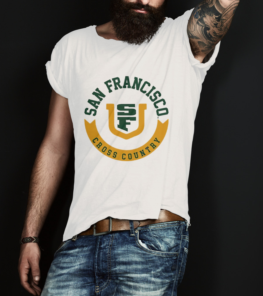 USFCA SF San Francisco Cross Country NCAA Men's T-Shirt