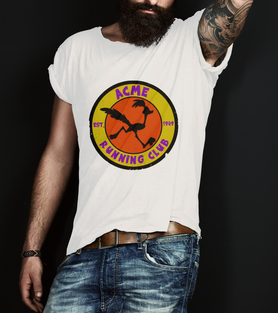 Acme Running Club Est 1949 Road Runner Bird T-Shirt