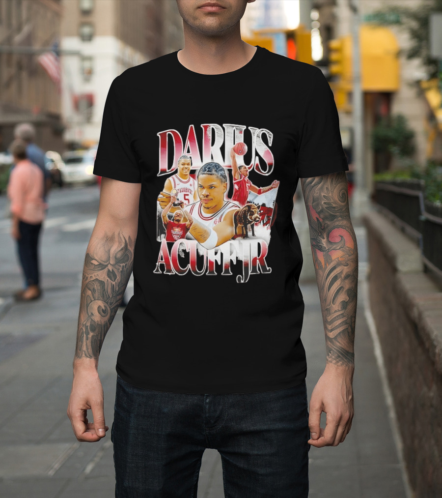Darius Acuff Jr Arkansas Basketball Razorbacks T-Shirt