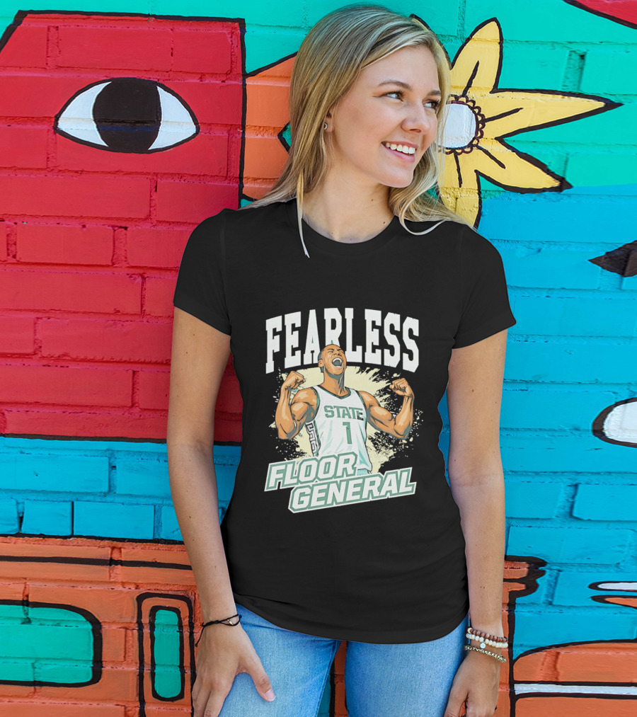 Fearless State 1 Floor General MM26 Michigan State Spartans T-Shirt