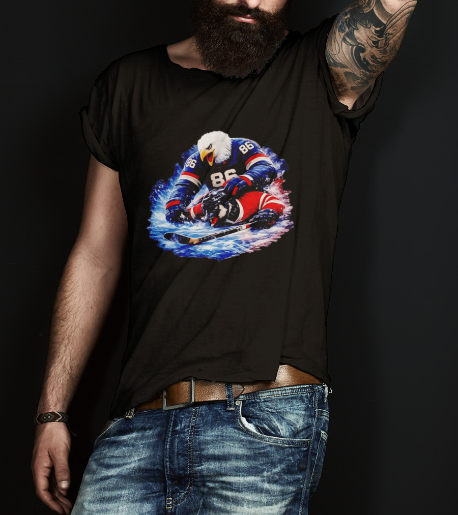USA Vs Canada Hockey 2026 Eagle Clash T-Shirt