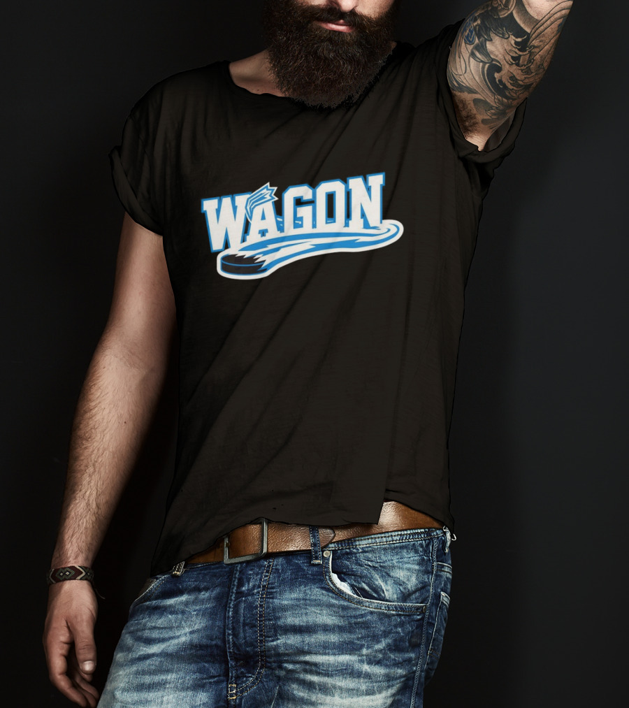 NHL Colorado Avalanche Wagon Hockey Puck T-Shirt