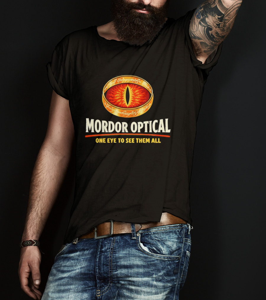 Mordor Optical One Eye To See Them All Ring Eye T-Shirt