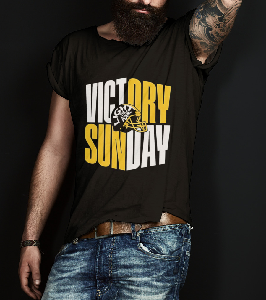 Victory Sunday Light The Dome Helmet T-Shirt