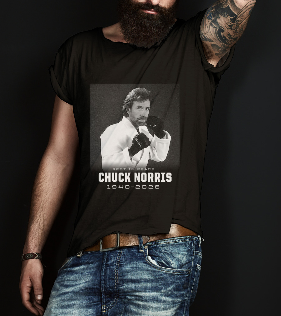 Rest In Peace Chuck Norris 1940 2026 Legend T-Shirt