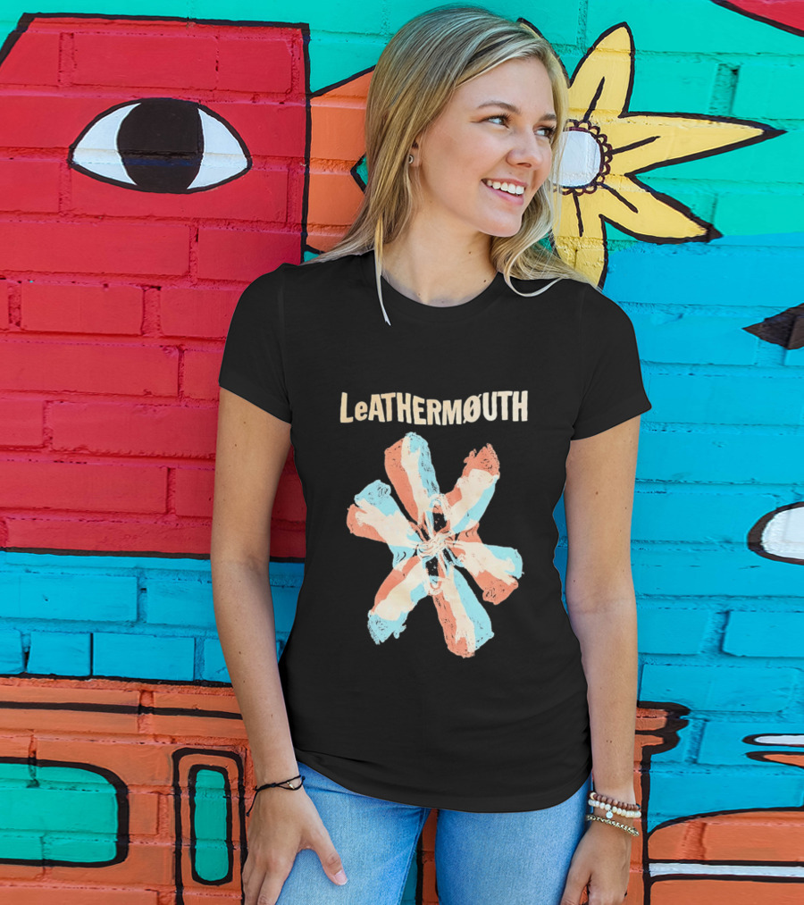 Leathermouth Psychedelic Abstract Flower T-Shirt