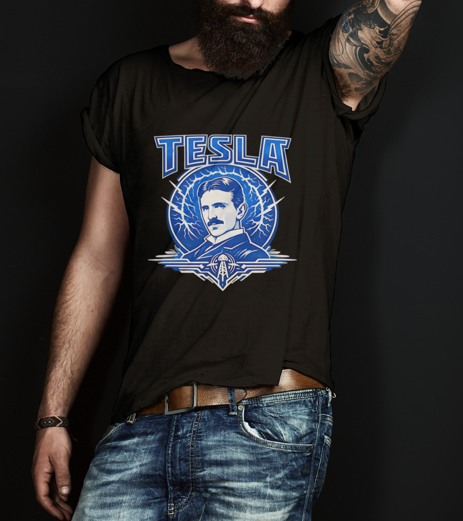Tesla Master Of Lightning Nikola Leading Electrical Innovations T-Shirt