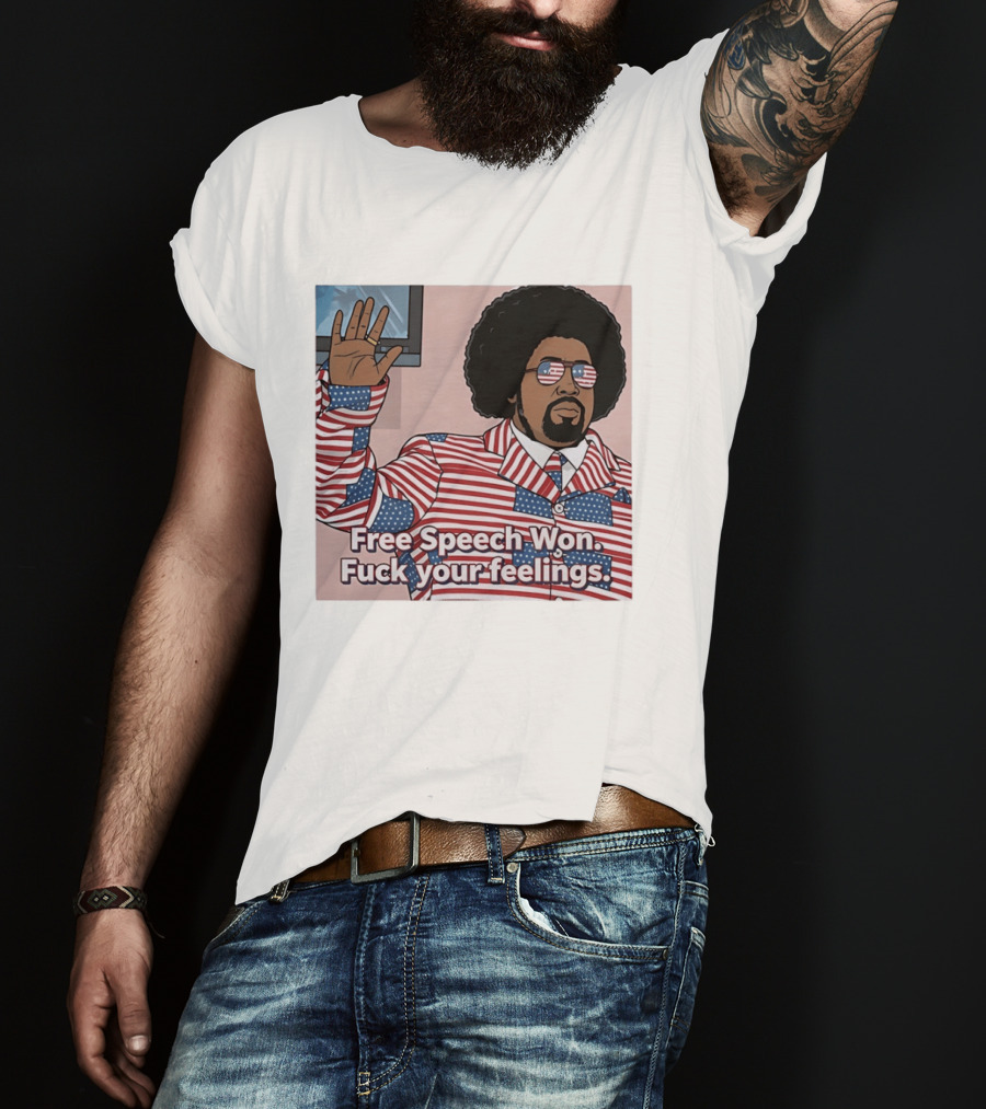 USA Flag Free Speech Won Fck Your Feelings Patriotic T-Shirt