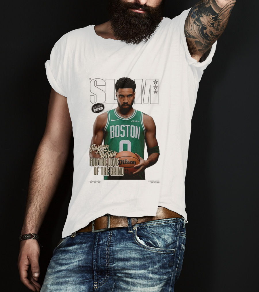 SLAM 261 Jayson Tatum Boston Celtics For The Love Of The Grind T-Shirt