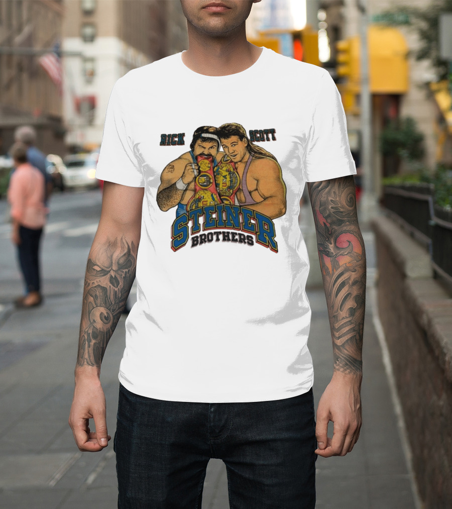 Rick Scott Steiner Brothers Wrestling Champions T-Shirt