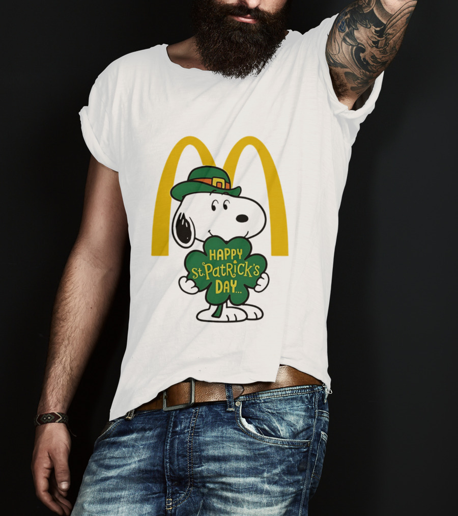 McDonald's Snoopy Happy St. Patrick's Day 2026 Collaboration T-Shirt