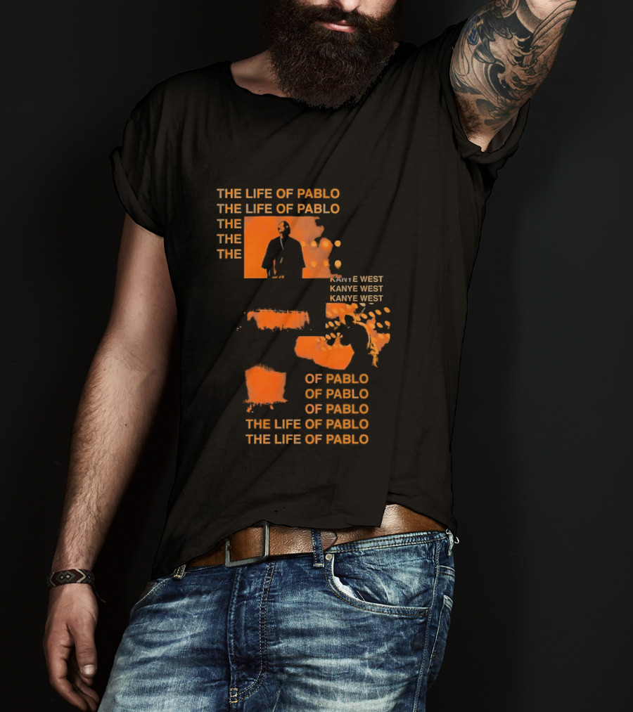 Kanye West The Life Of Pablo Album Cover T-Shirt