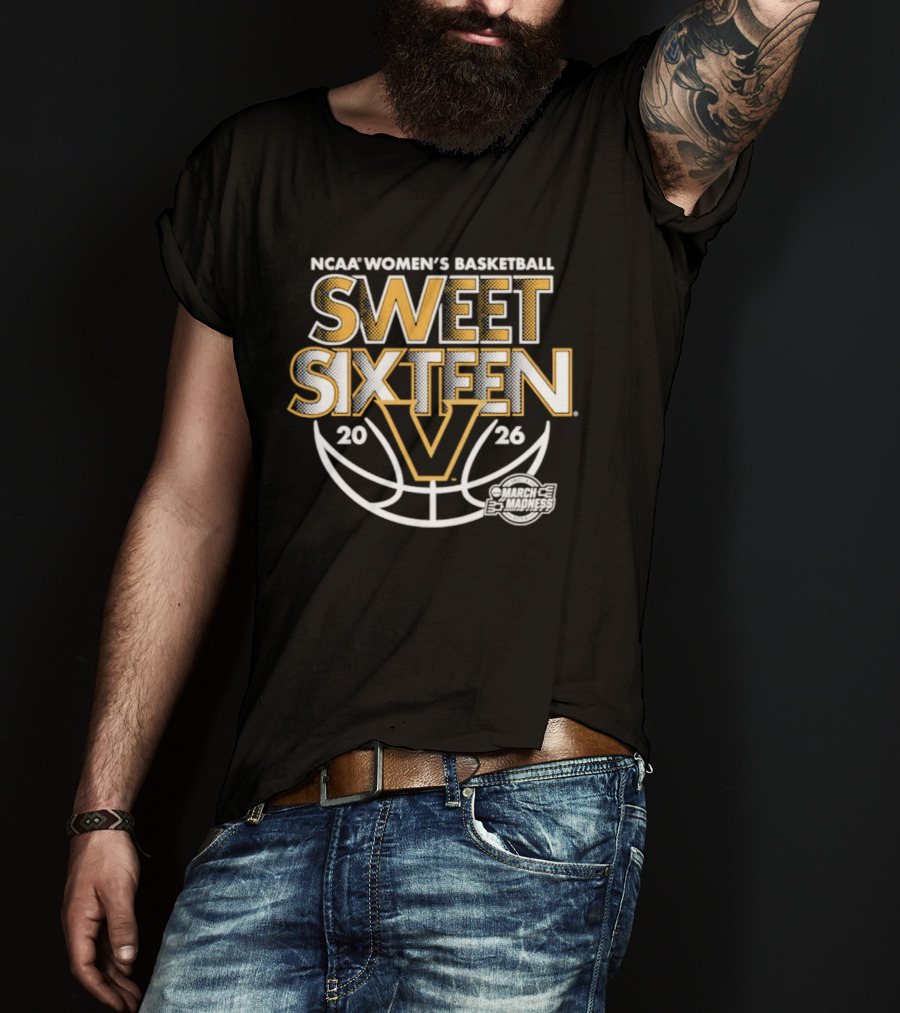 NCAA Women's Basketball Vanderbilt 2026 Sweet Sixteen March Madness T-Shirt
