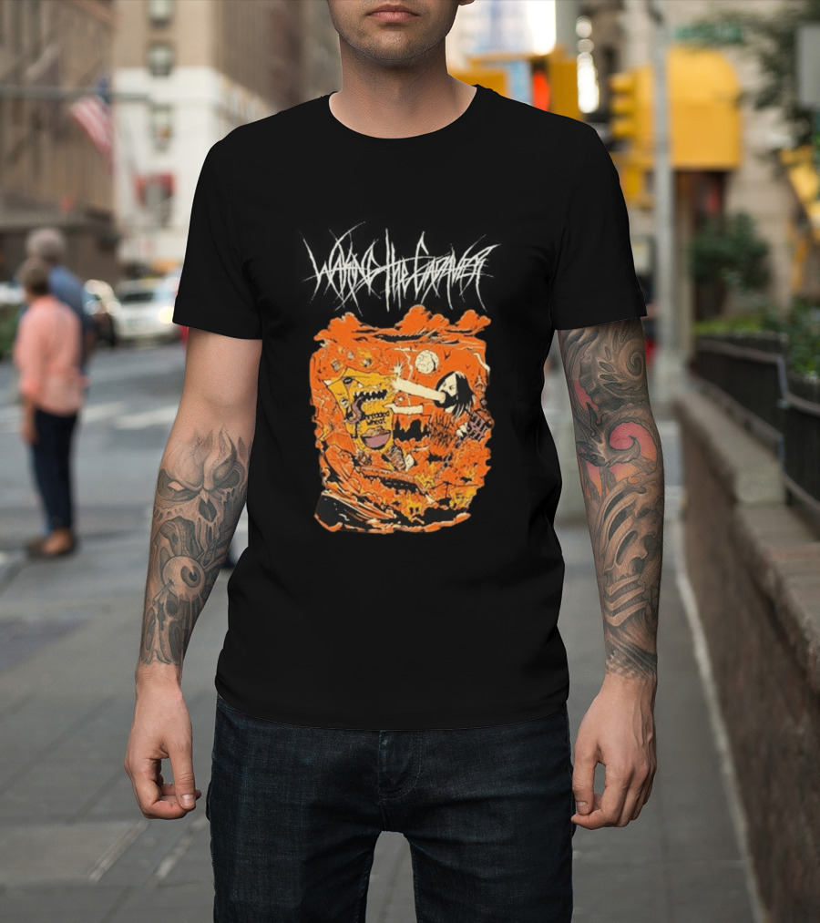 Waking The Cadaver Don Vs Wheat Monster Battle Scene T-Shirt