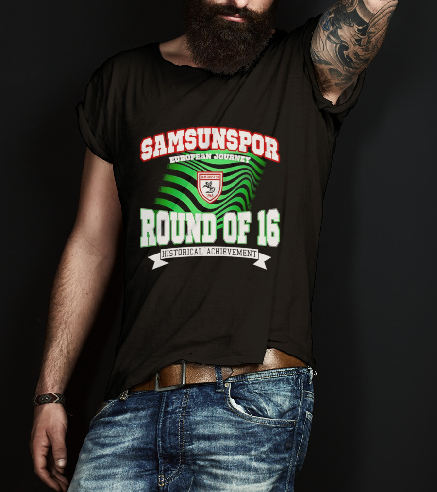 Samsunspor European Journey 1965 Round Of 16 Historical T-Shirt