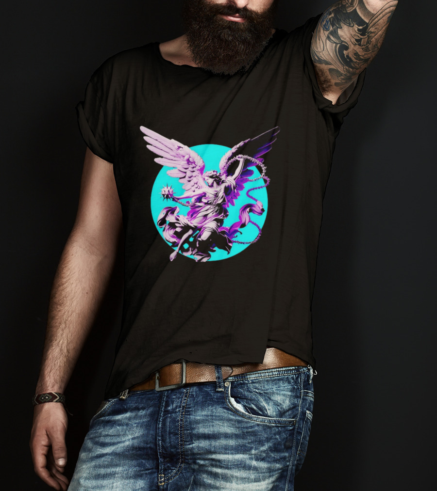 Medieval Angel Renaissance Bernini Italy Gothic Middle Ages Sculpture Aesthetic T-Shirt