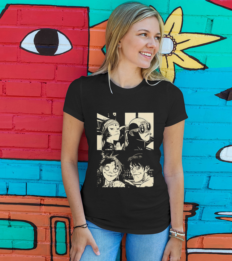 Gorillaz The Mountain Tour 2023 Dates And Locations Vintage Band T-Shirt
