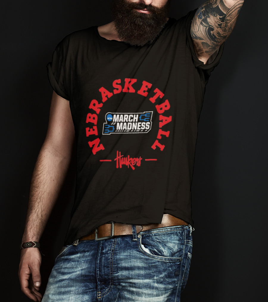 Nebrasketball NCAA Huskers March Madness 2026 T-Shirt
