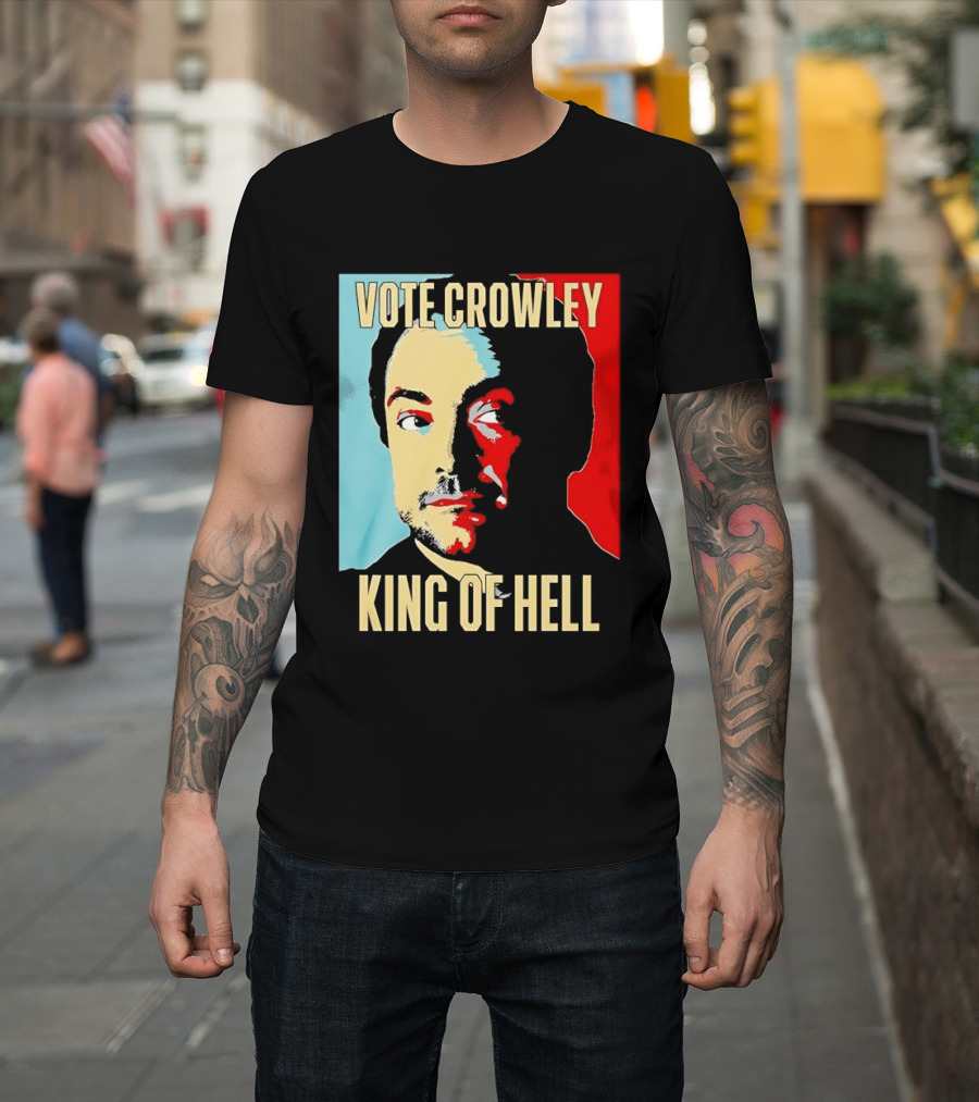 Vote Crowley King of Hell Supernatural Fan Favorite T-Shirt