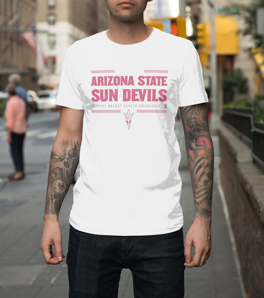 Arizona State Sun Devils Women's Breast Cancer Awareness 2024 T-Shirt