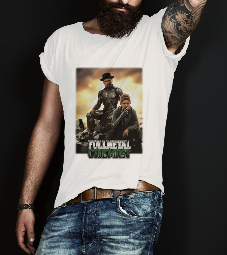 Bryan Cranston Jesse Pinkman Fullmetal Chemist T-Shirt