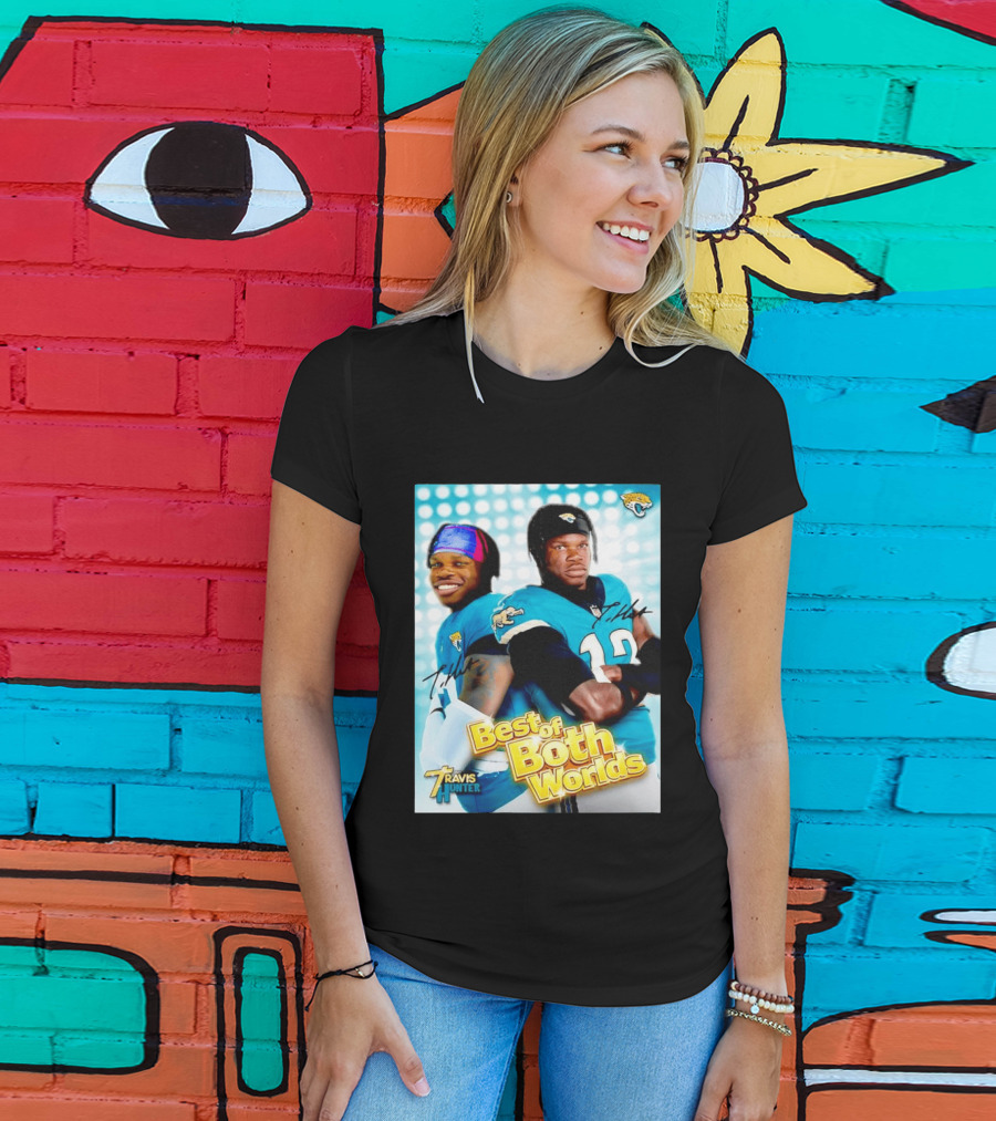 Best Of Both Worlds Travis Hunter Jacksonville Jaguars Football T-Shirt