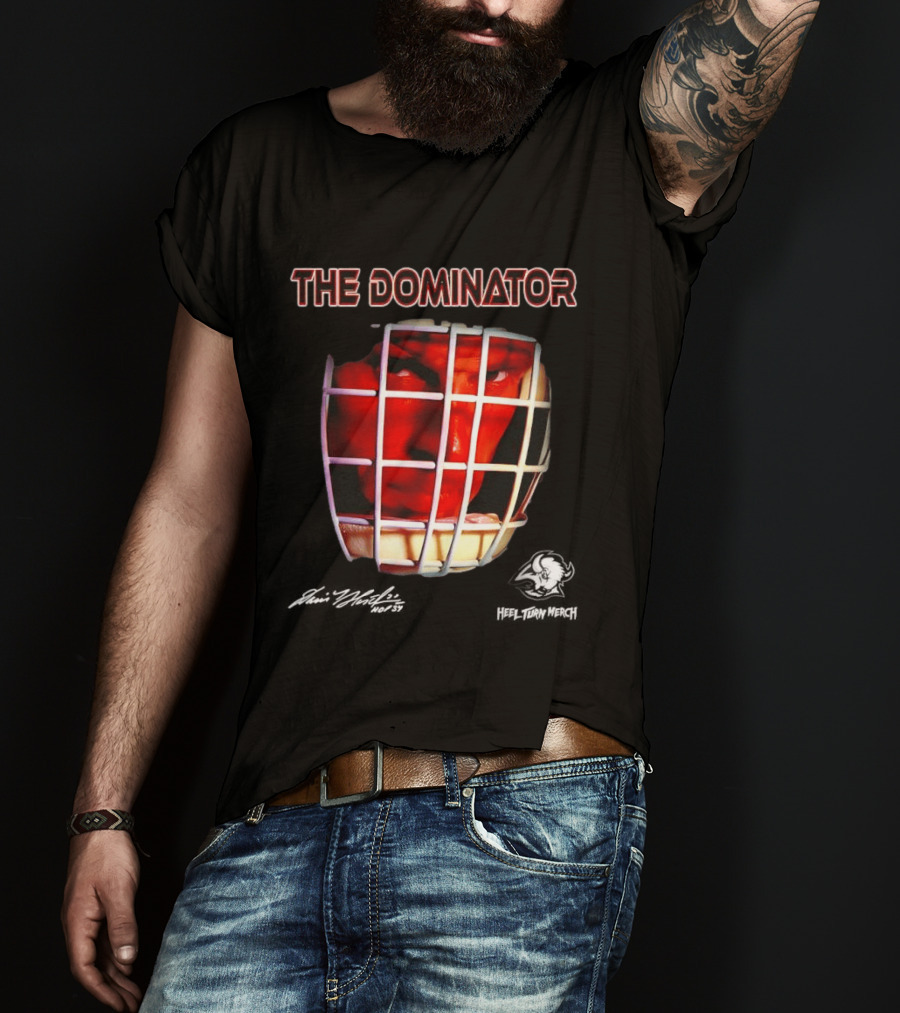 Buffalo Sabres Dominik Hasek The Dominator Hockey Mask T-Shirt