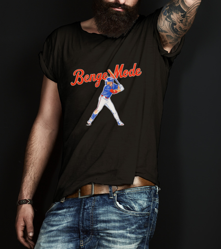 Benge Mode Carson New York Mets Baseball T-Shirt