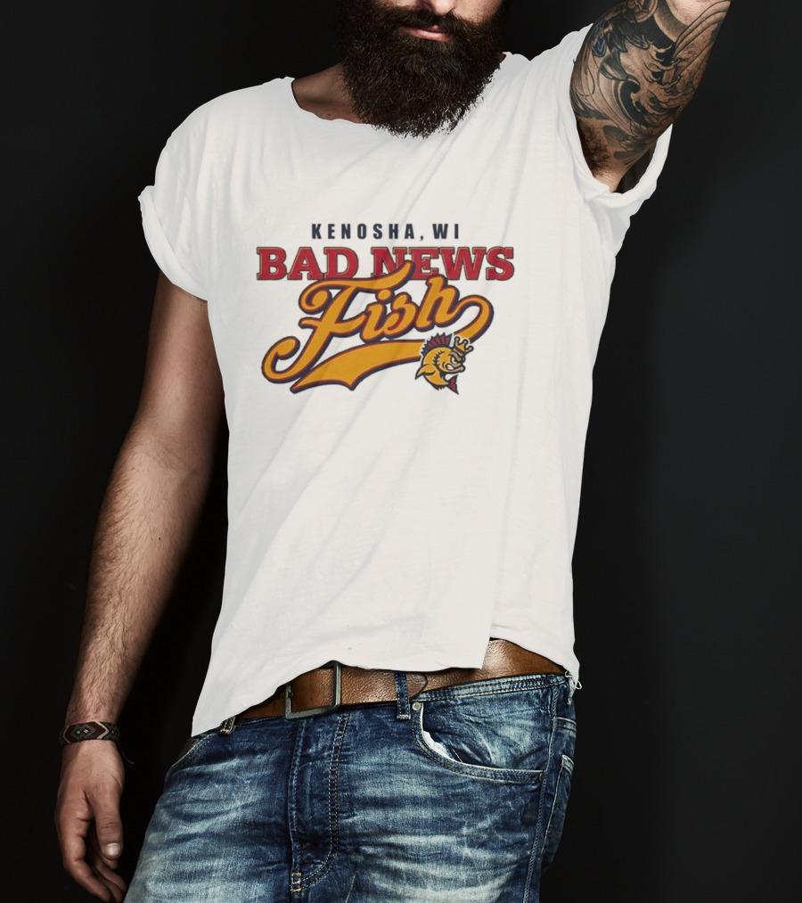 Kenosha WI Bad News Fish Kingfish Event T-Shirt