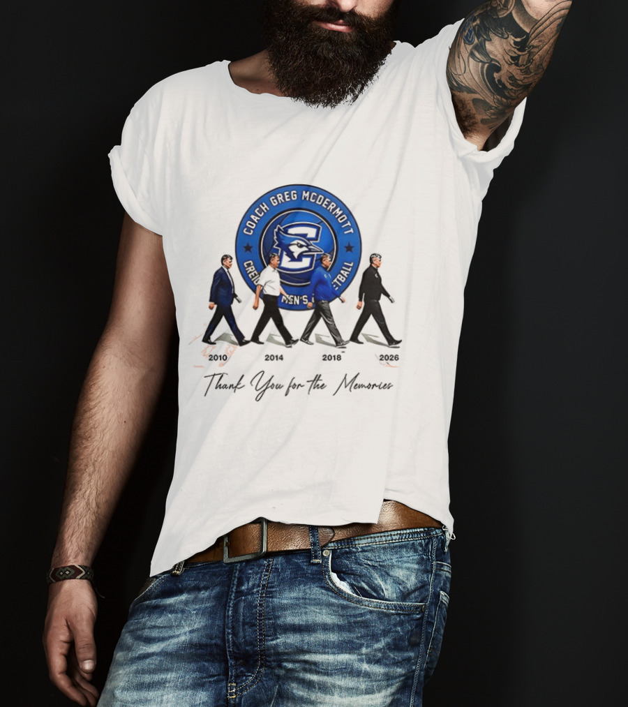 Coach Greg McDermott Thank You For The Memories 2010 2016 2020 T-Shirt
