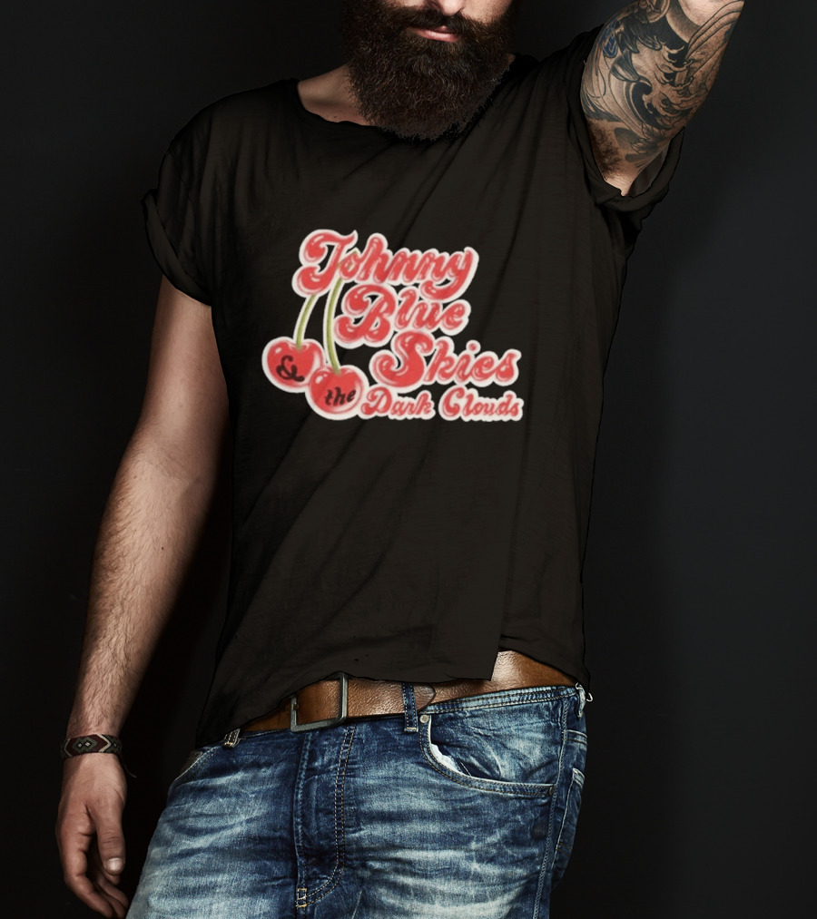 Johnny Blue Skies And The Dark Clouds Cherries T-Shirt