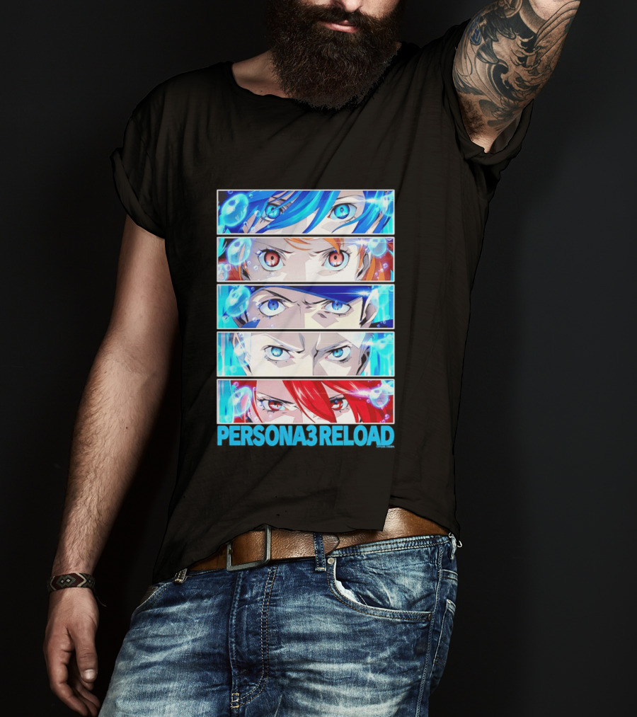 Persona 3 Reload Character Eyes Close Up T-Shirt
