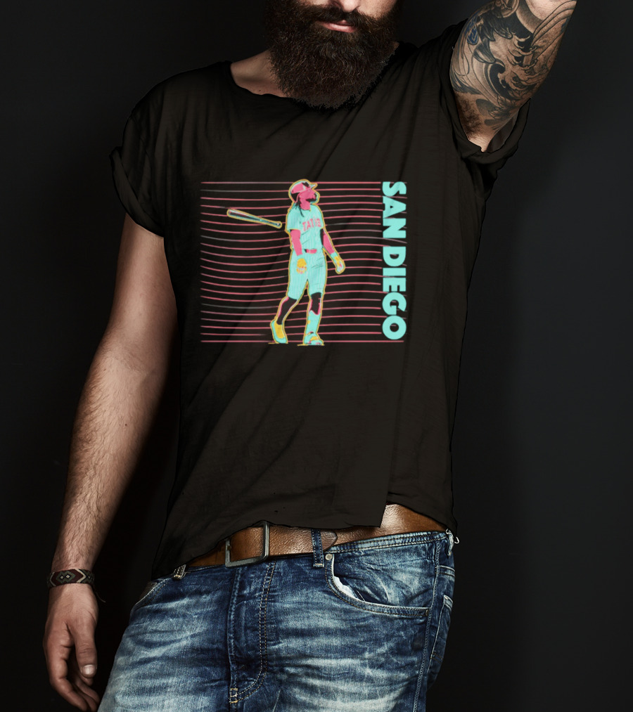Fernando Tatis Jr San Diego Padres Neon Nights Baseball T-Shirt