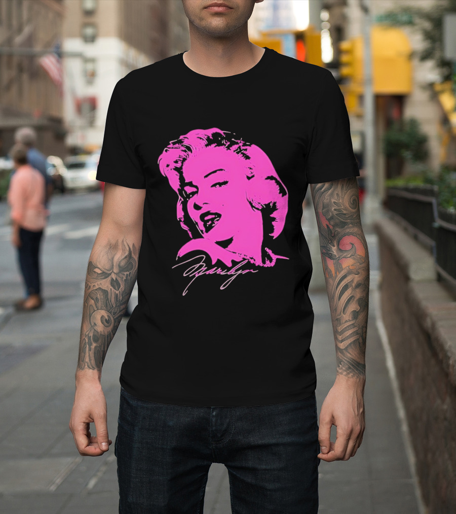 Marilyn Monroe Pink Pop T-Shirt