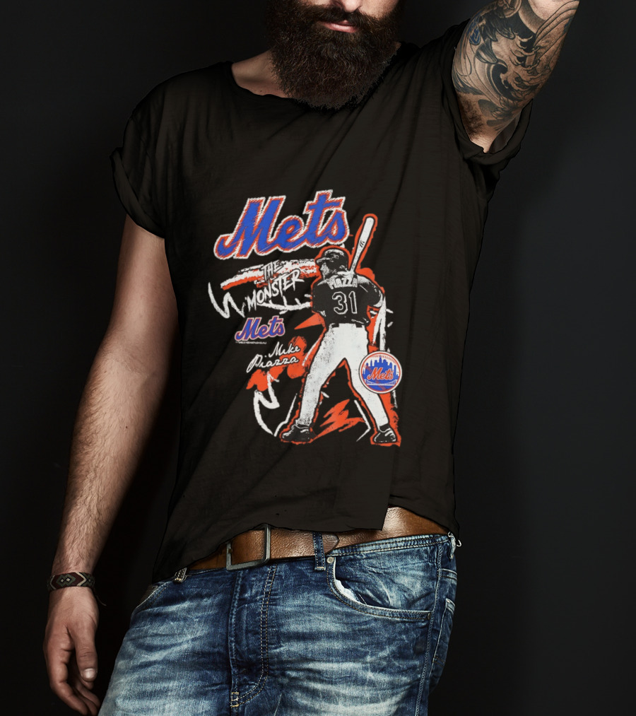 Mets Mike Piazza The Monster New York Mets 31 T-Shirt