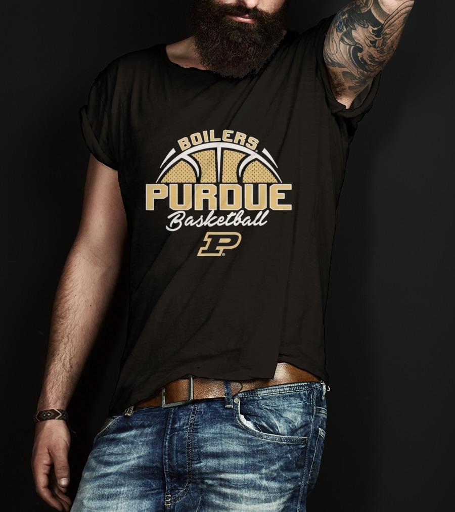 Purdue Boilers Basketball Youth P T-Shirt