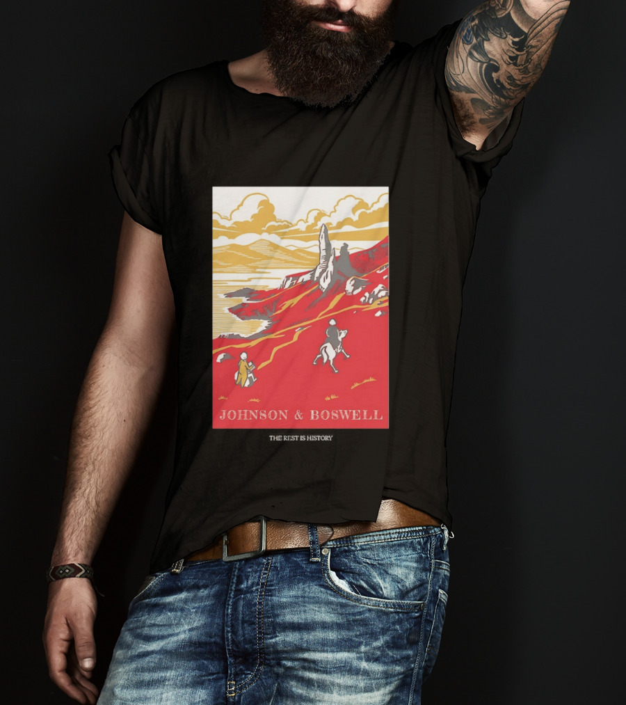 Johnson And Boswell Journey Through Red Landscape And History T-Shirt
