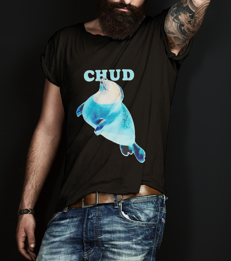 CHUD Seal Floating In Blue Water T-Shirt