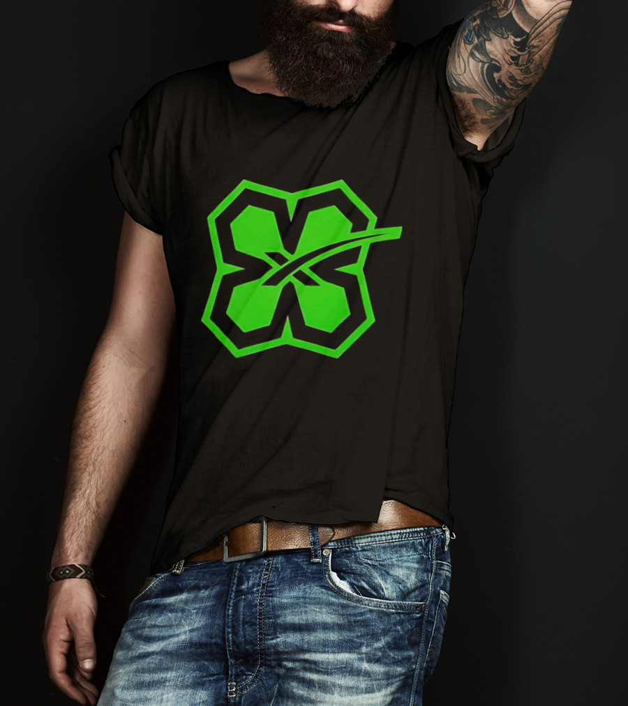 Lucky Four Leaf Clover Symbol Green T-Shirt