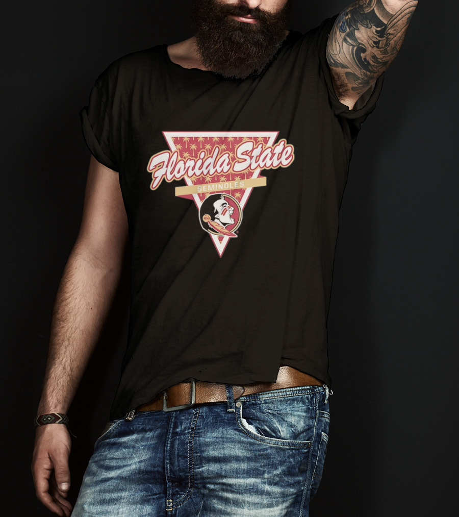 Florida State Seminoles Palm Tree Triangle T-Shirt