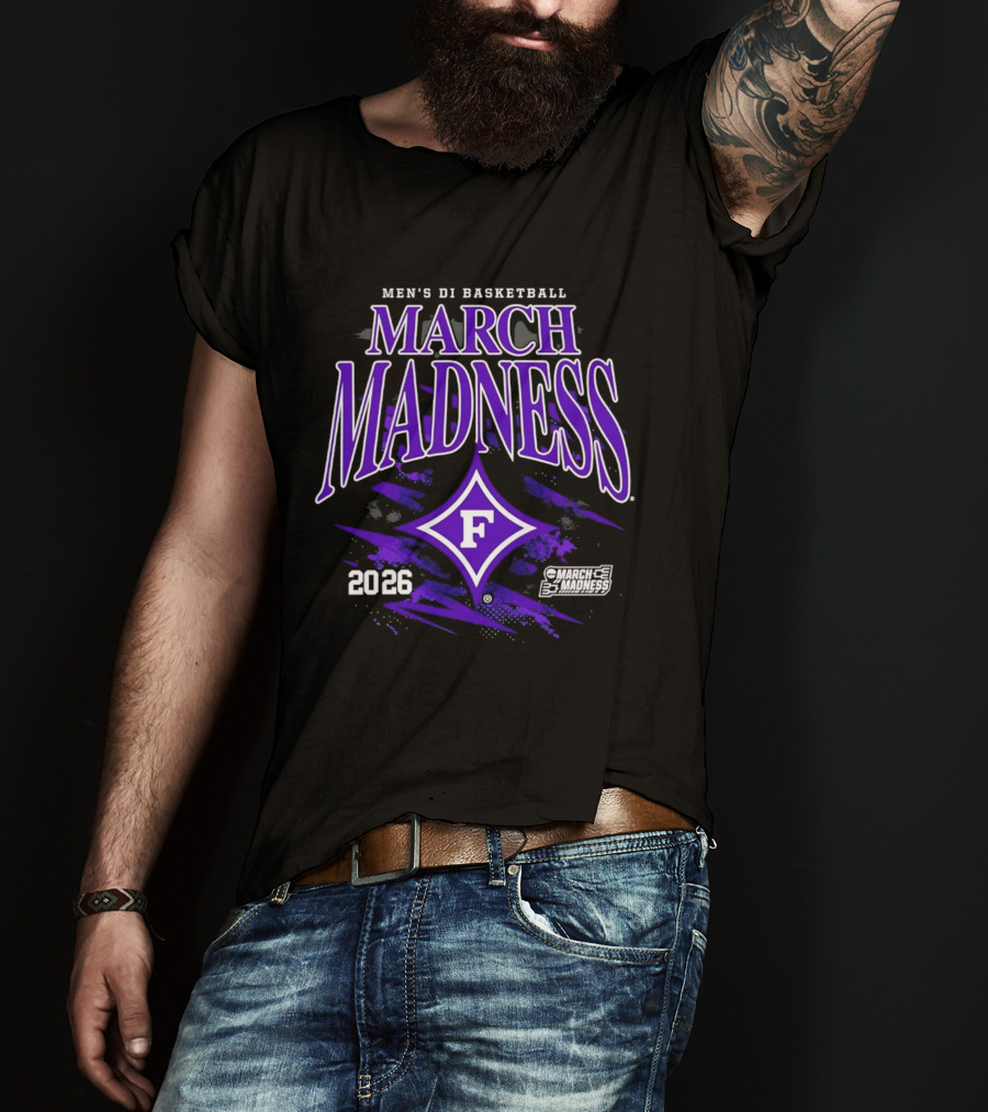 Men's DI Basketball Furman 2026 March Madness T-Shirt