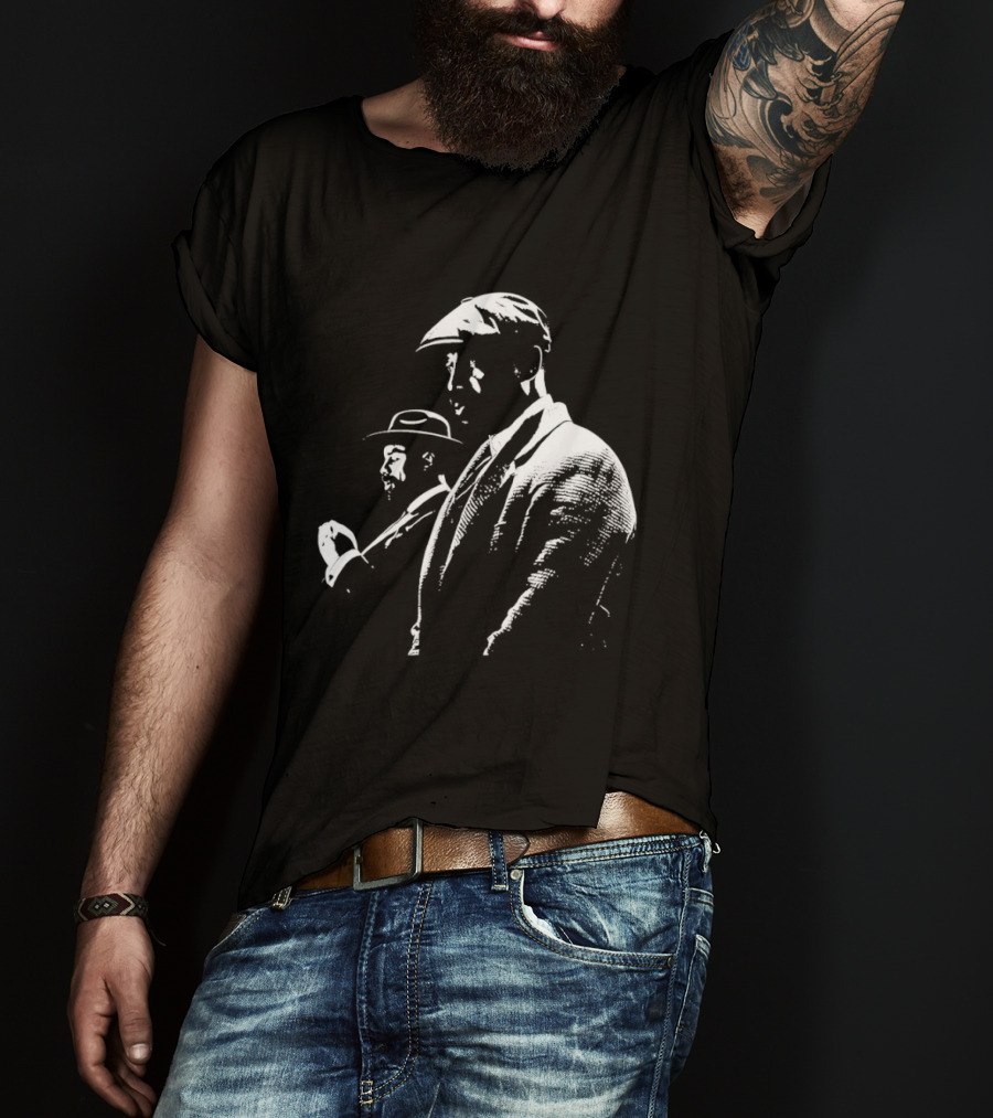 Sinners Silhouette Smoke And Stack Michael B Jordan Best Actor Movie T-Shirt